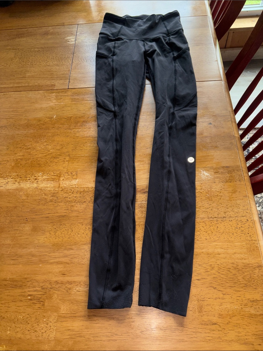 Lululemon Fast and Free High-Rise Tight 28" *Non-Reflective Suede
Black